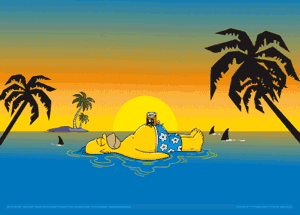 Giphy Just keep dreaming until your sharks eat you.